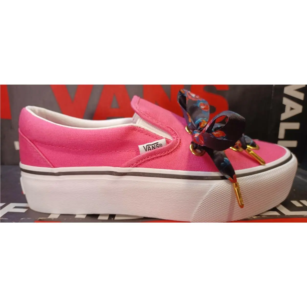 Vans shoes - VANS Off The Wall - Off The Wall - Pink Yellow White 11