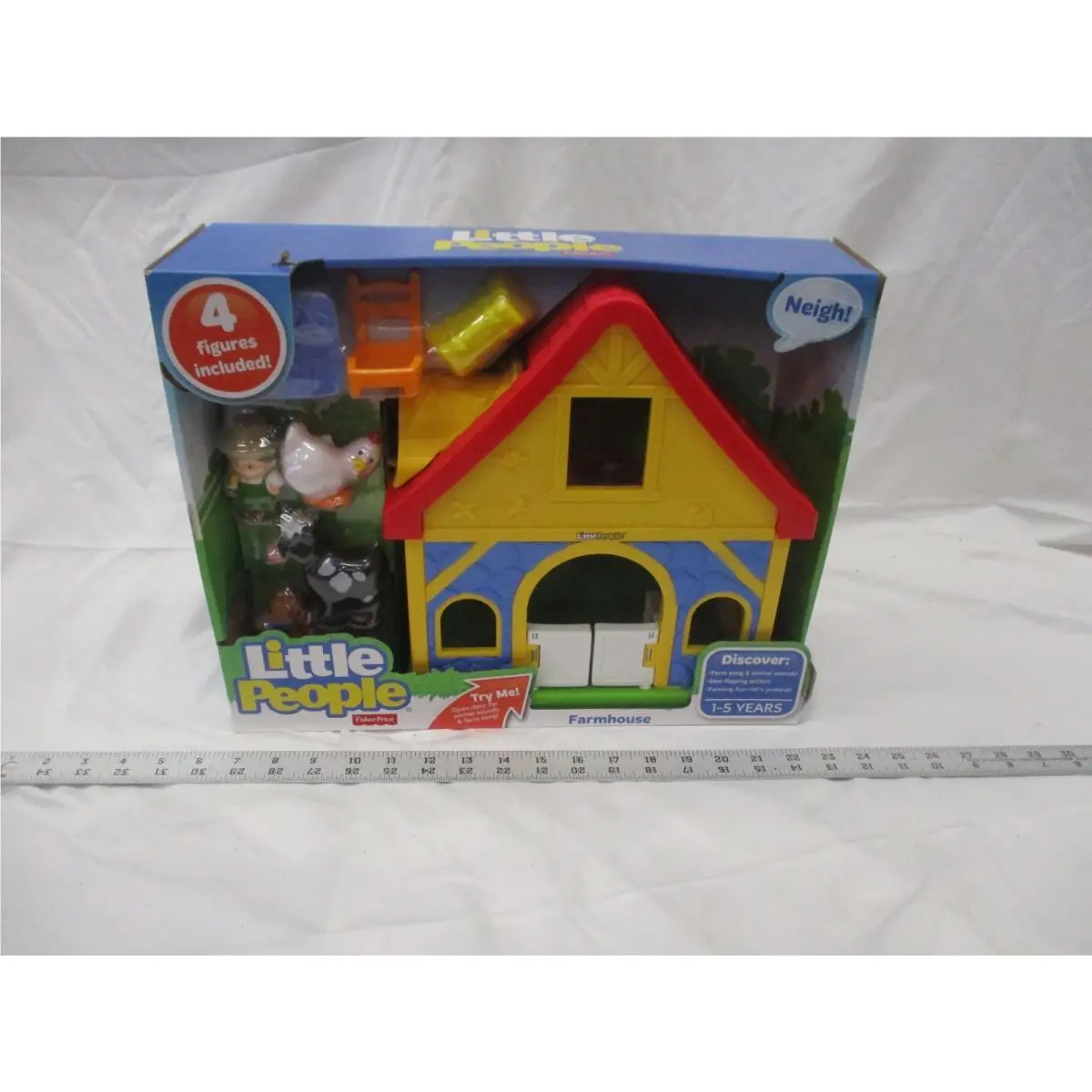 Fisher Price Little People Friends Farmhouse Farm House Barn Rare Sounds