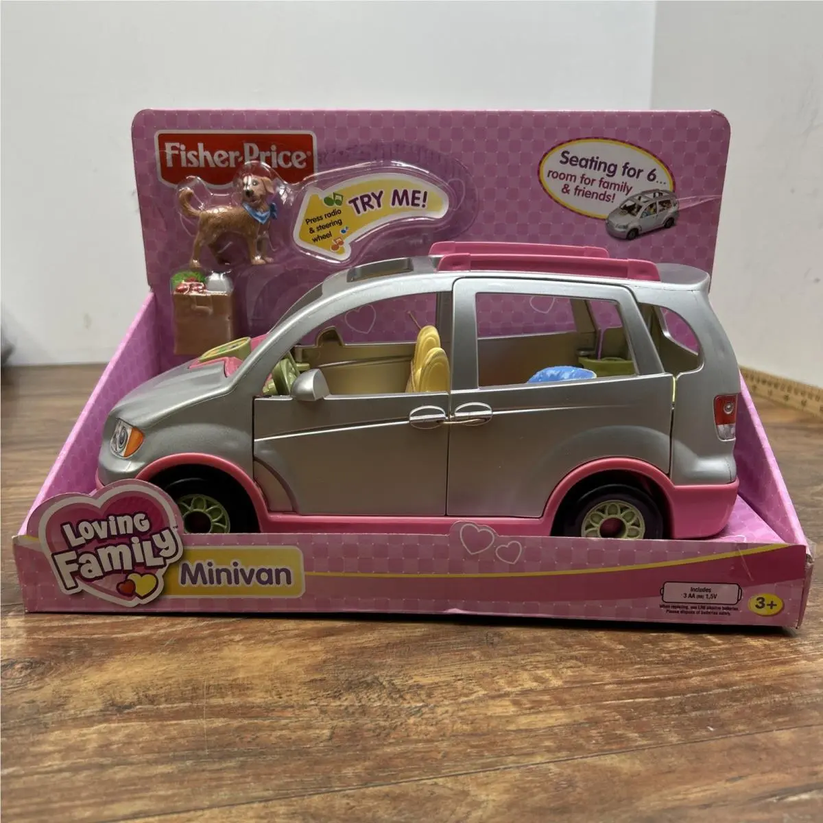 2009 Fisher Price Loving Family Doll Mini Van IN Box Complete