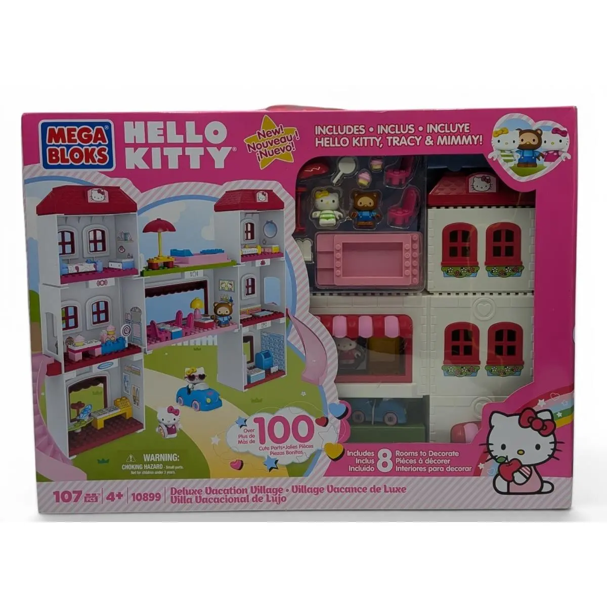 2012 Mega Bloks Hello Kitty Deluxe Vacation Village 10899