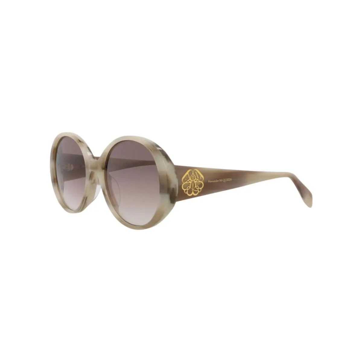 Alexander Mcqueen Women`s 57 mm Ivory Sunglasses AM0285S-30009390-004