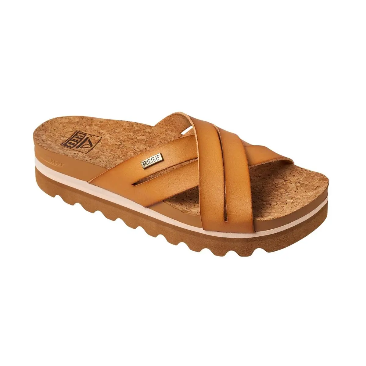 Reef Cushion Bloom Hi Womens Sandal Natural 9 9