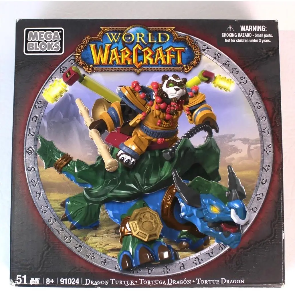 Wow Mega Bloks 91024 World of Warcraft Dragon Turtle Box