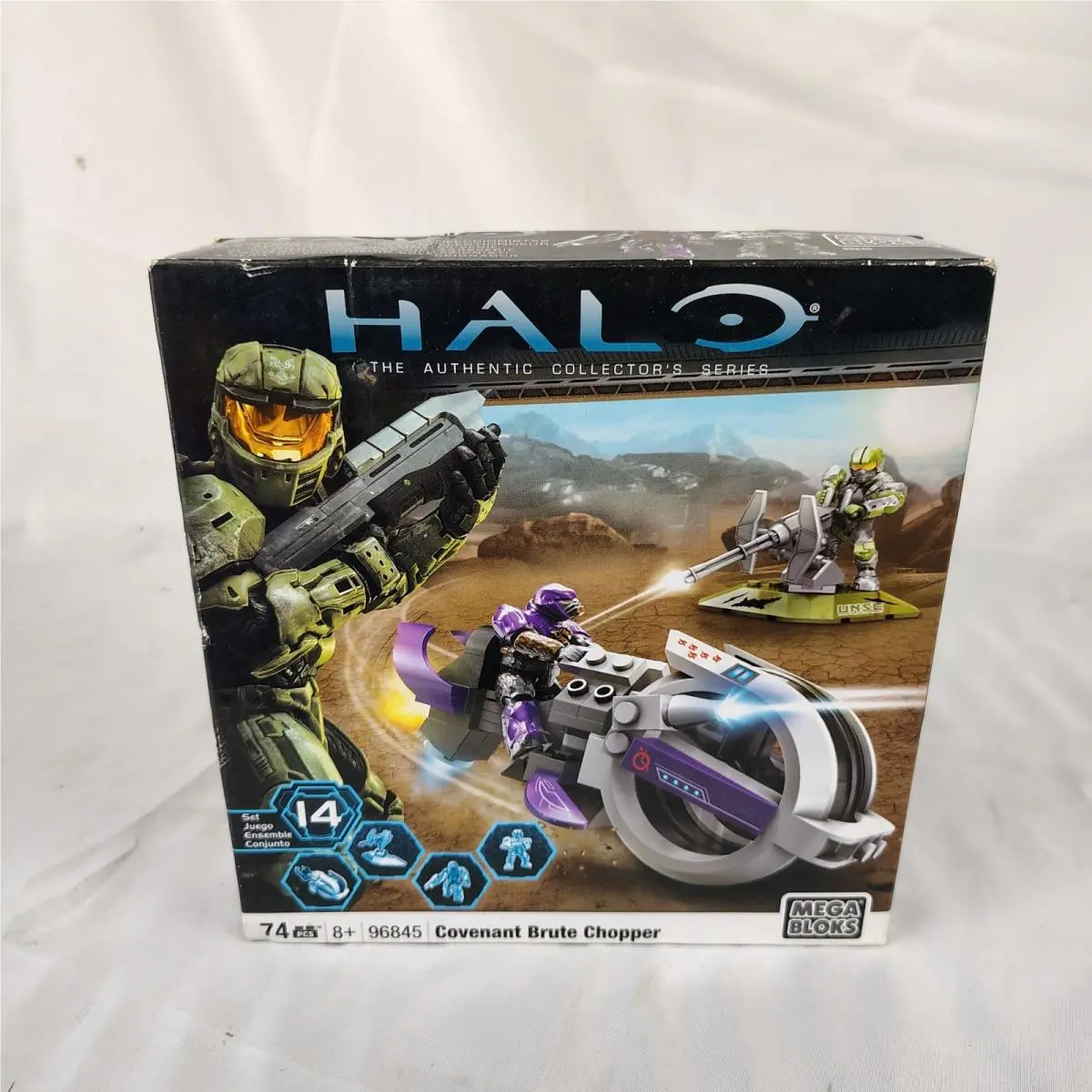 Halo Wars Mega Bloks 96845 Covenant Brute Chopper 74 Pieces