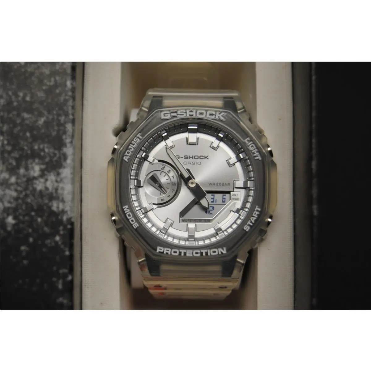 Casio GA2100BM-7A8 G-shock 2100 Series Analogue-digital Transparent Silver