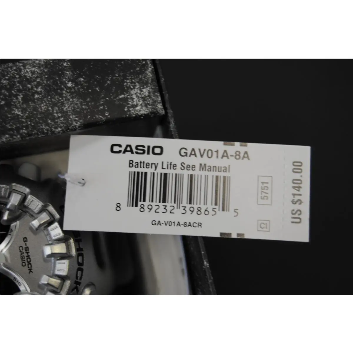 Casio watch - GAV01A-8A - Silver