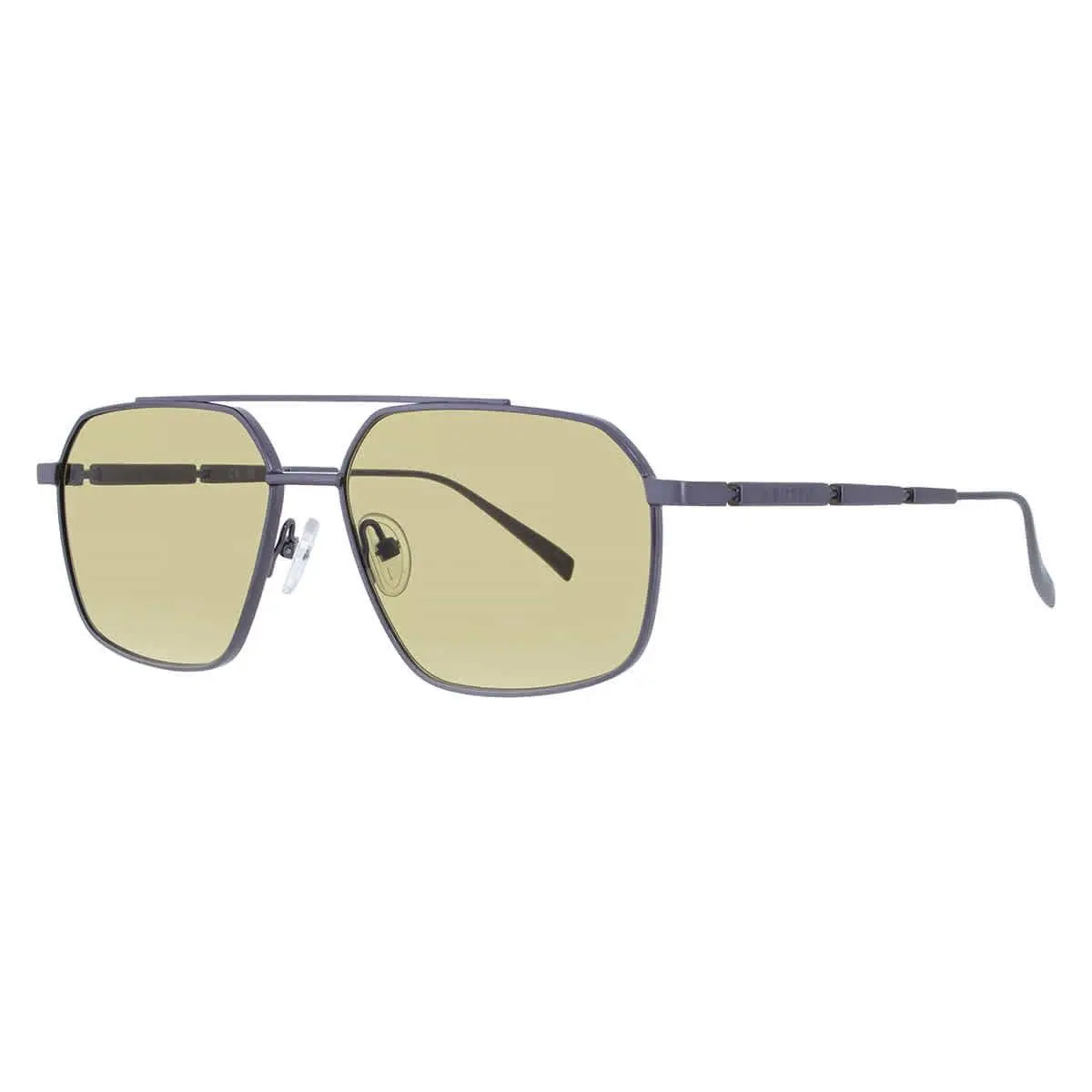 Alexander Mcqueen Green Navigator Men`s Eyeglasses AM0477S 003 59 AM0477S 003 59
