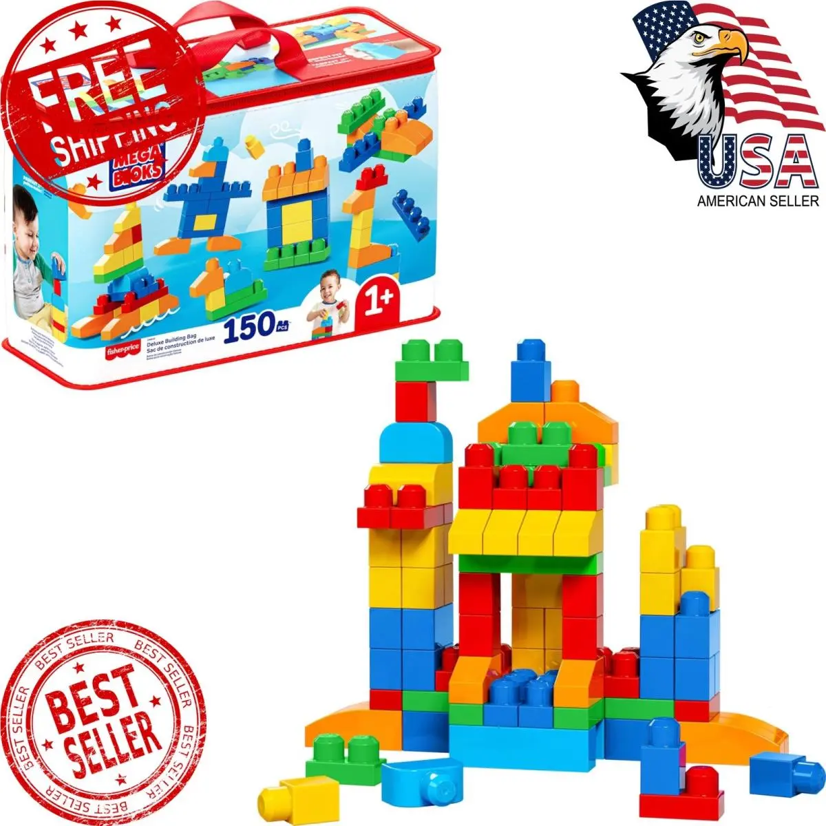 Mega Bloks First Builders Deluxe Building Bag