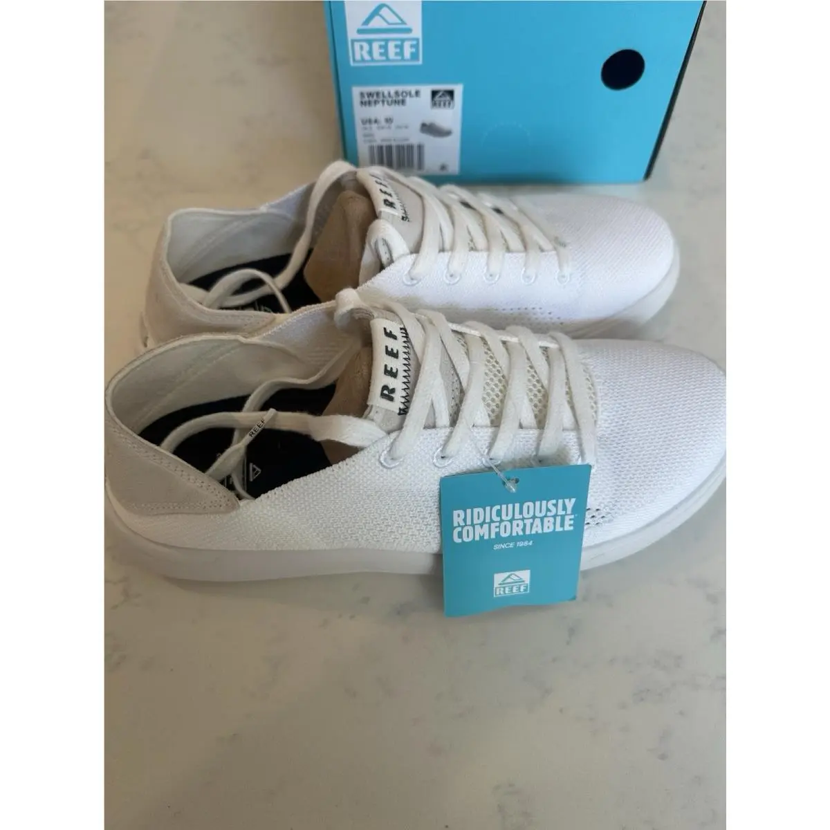 Reef Swellsole Neptune Men`s Shoes White Size 10 CJ4212