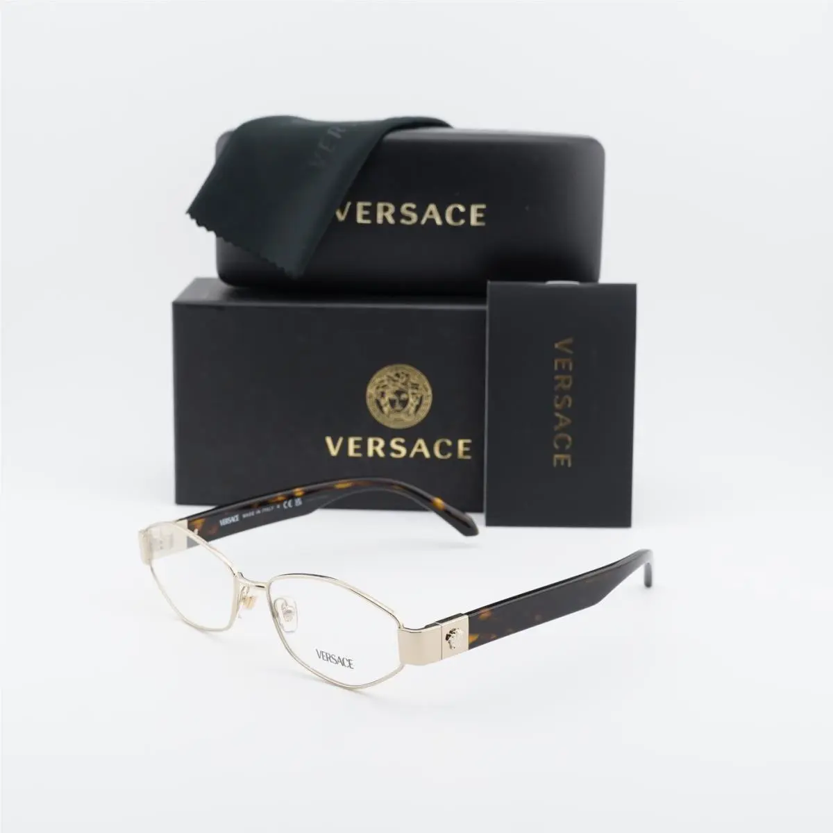Versace VE1298 1252 Pale Gold 53mm Eyeglasses