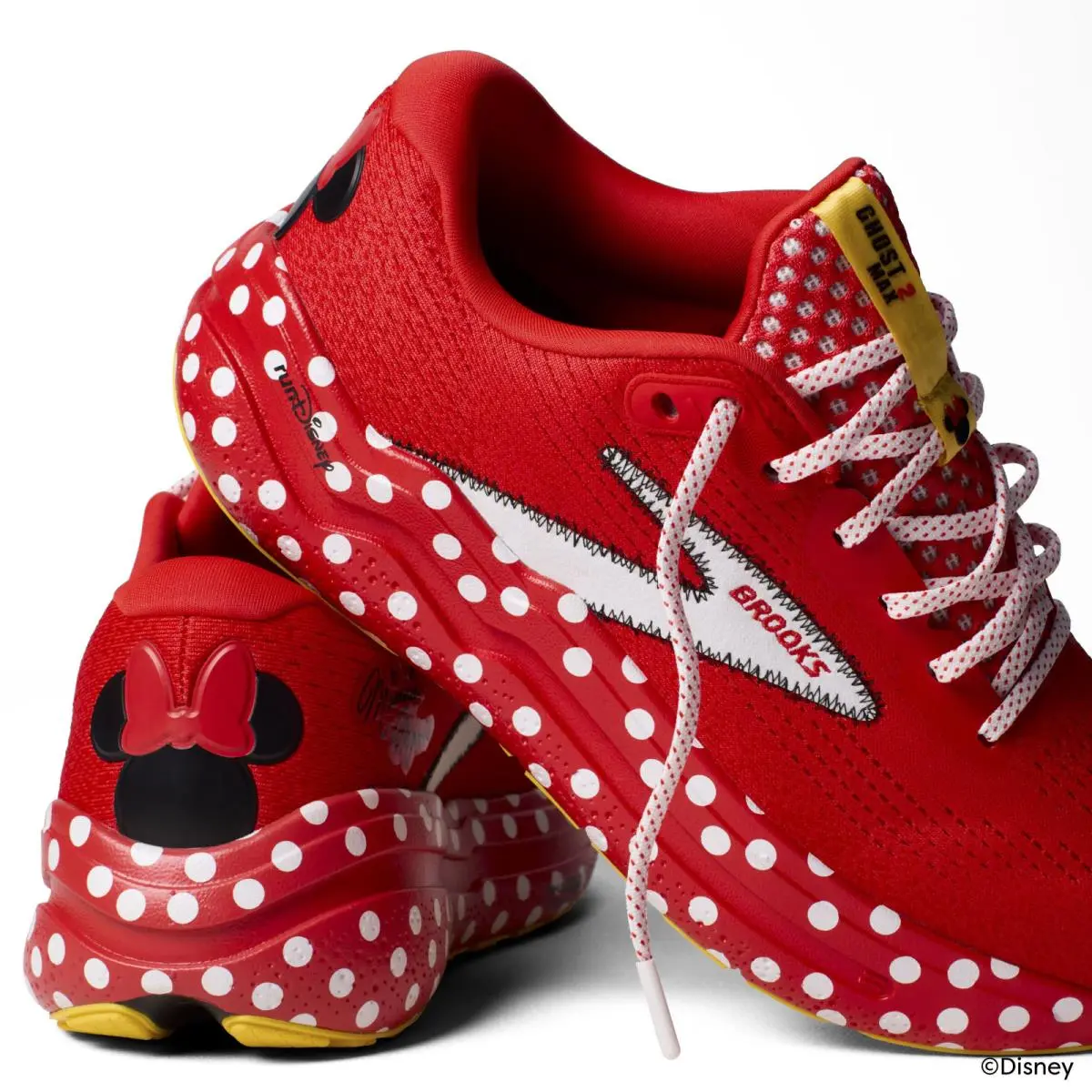 Brooks shoes - Brooks Ghost Max 2 x Disney Minnie Mouse - 1105071D608 - Red 3
