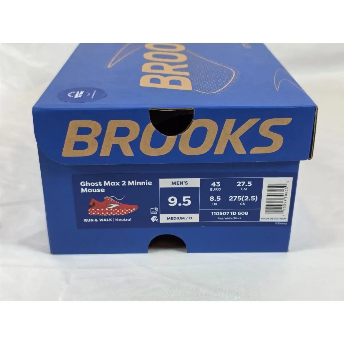 Brooks shoes - Brooks Ghost Max 2 x Disney Minnie Mouse - 1105071D608 - Red 1