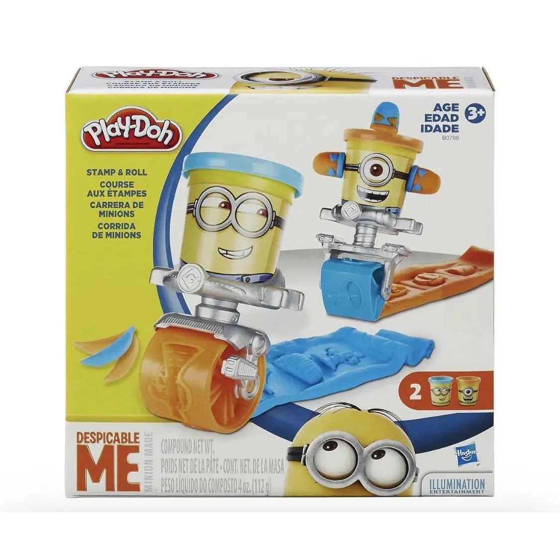 Despicable Me Stamp and Roll Minion Made Play-doh Hasbro Play Dough