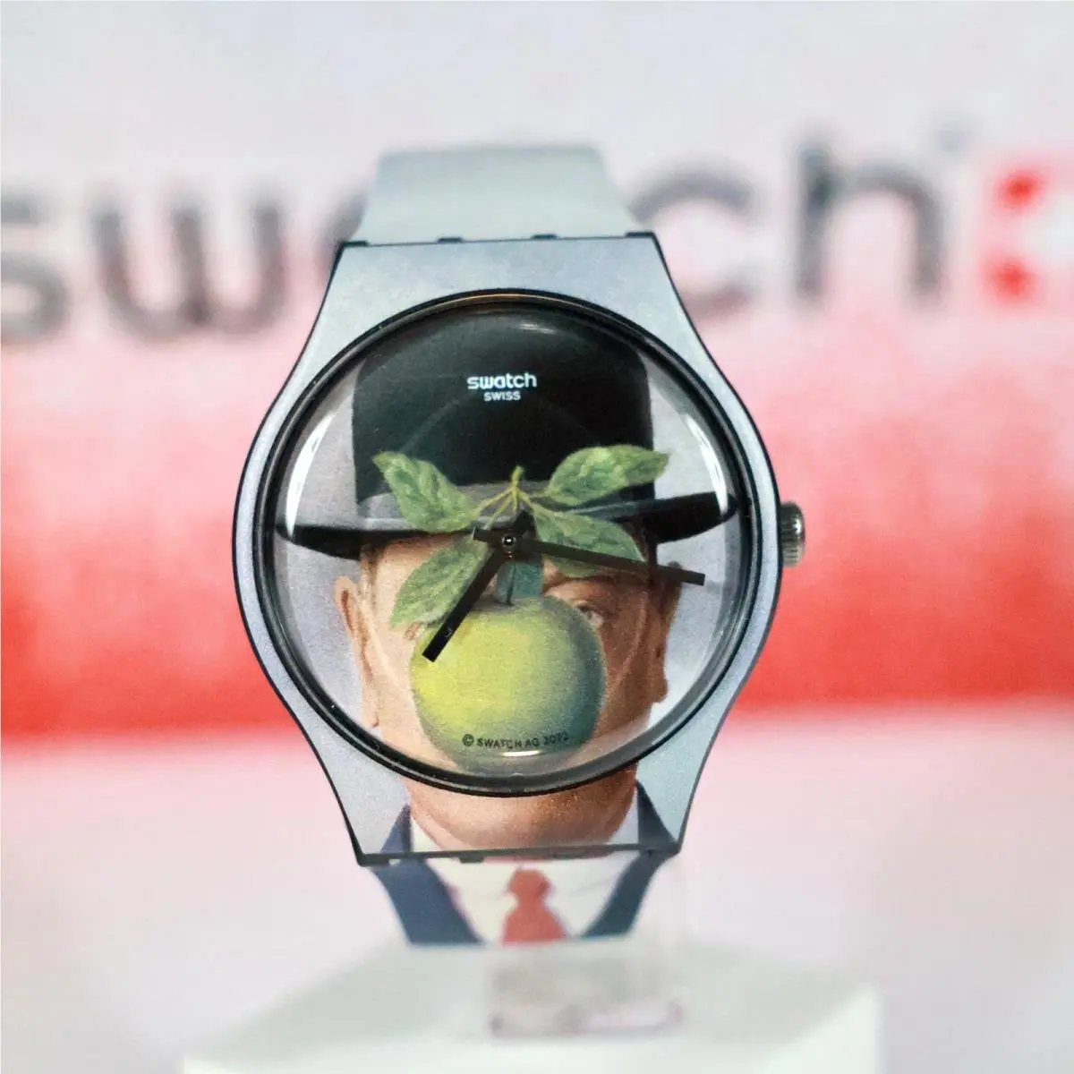 Swiss  LE Fils DE L`homme BY Rene Magritte Gent 41MM Watch SUOZ350 by Swatch