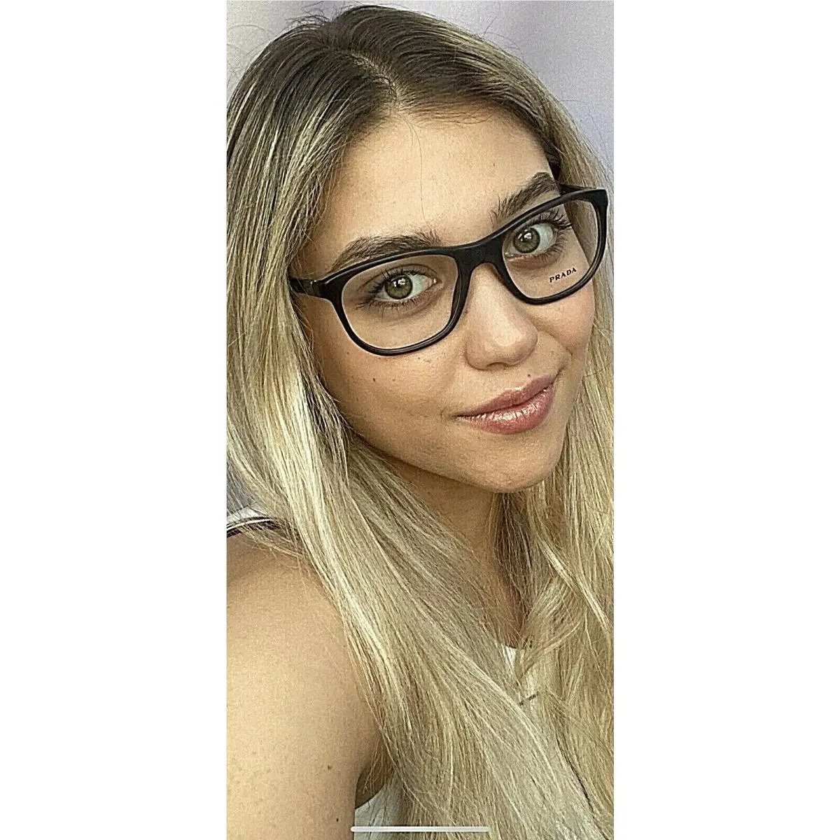 Prada Vpr 2S9 QAH-1O1 52mm Matte Tortoise Women`s Eyeglasses Frame Italy