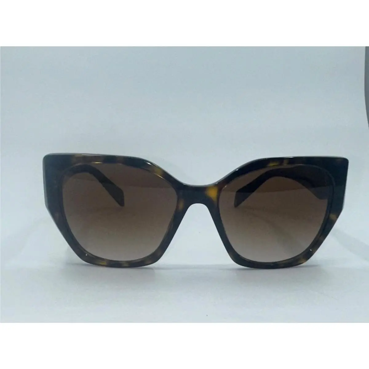 Prada SPR19Z Tortoise Geometric Cat-eye Sunglasses W/box