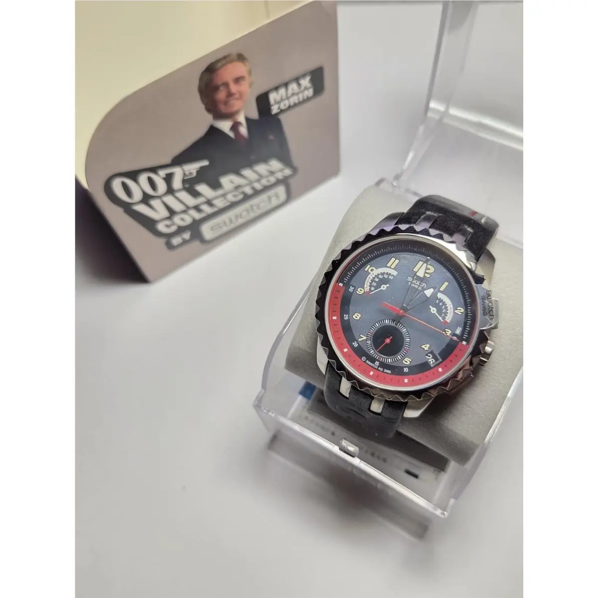 Swatch James Bond Max Zorin Special Edition Wristwatch YRS411