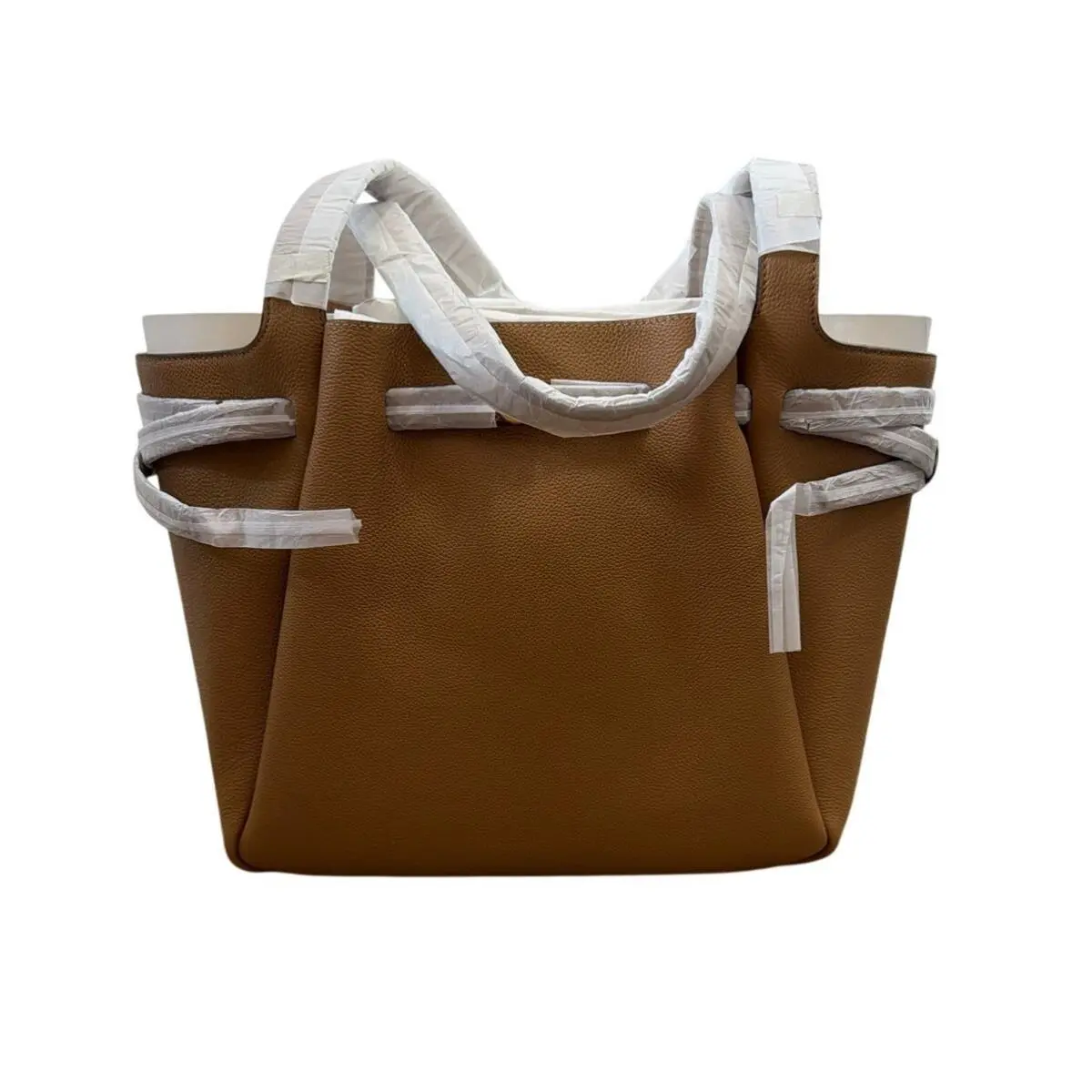 Tory Burch Romy Leather Tote Tiramisu Brown