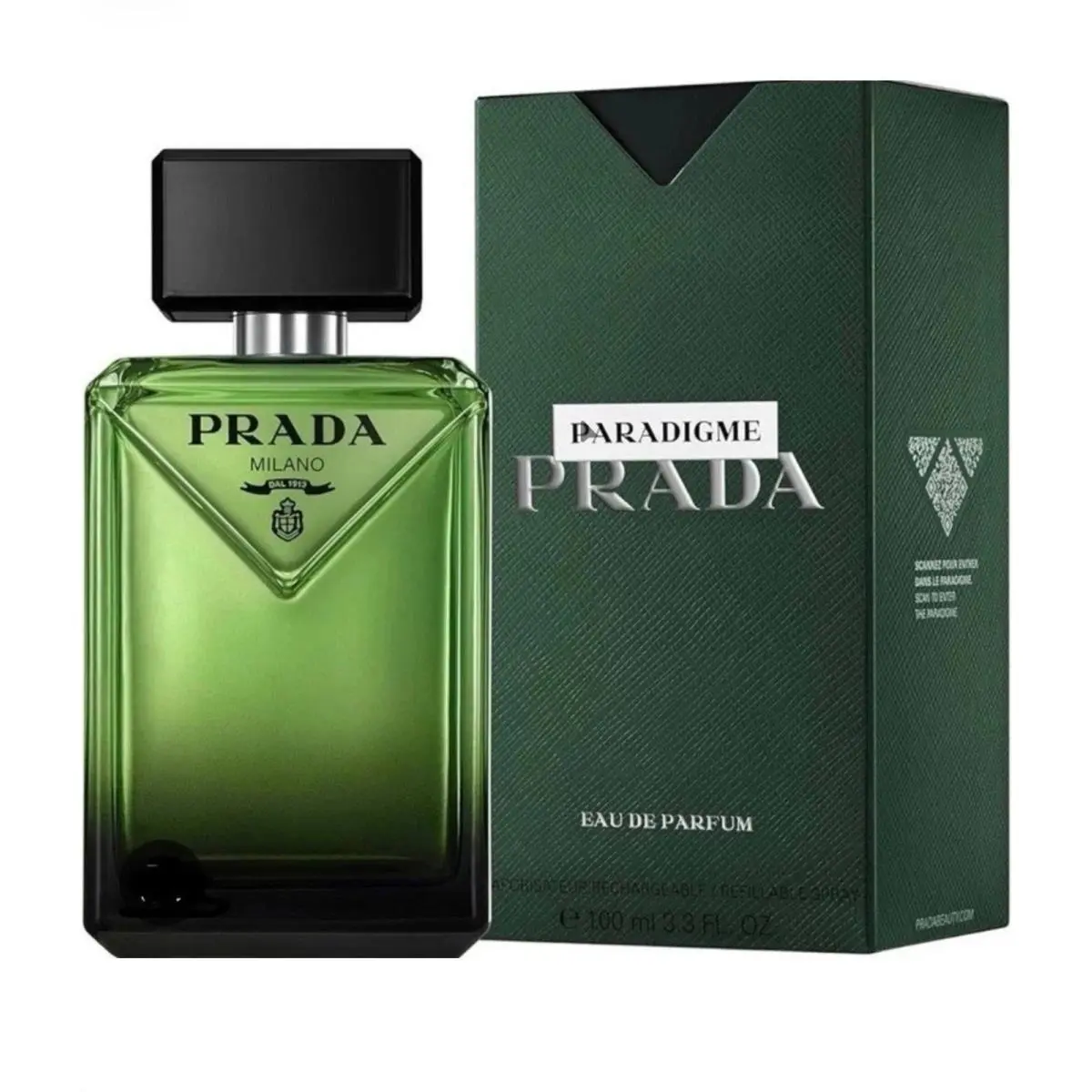Prada Paradigme 3.4 OZ Edp Refillable Spray For Men