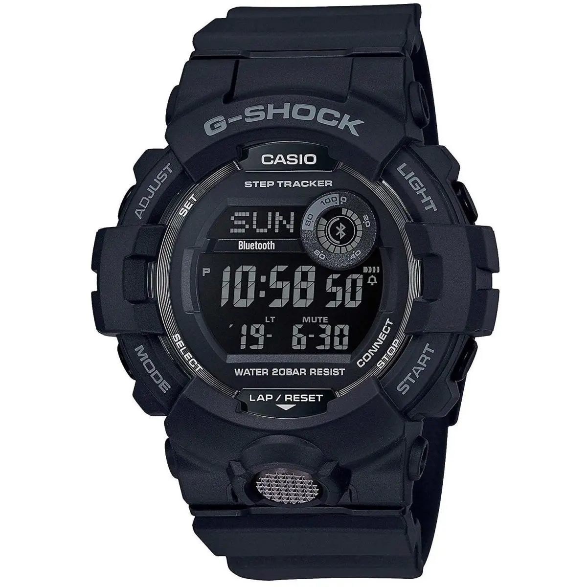 G-shock Bluetooth Black Sports Chronograph Watch GBD800-1B by Casio