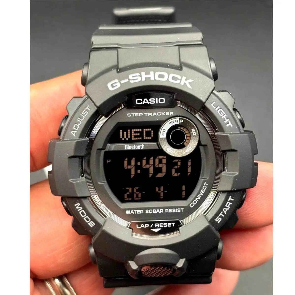 Casio G-shock Move GBD800-1B Bluetooth Step Tracker World Time Men`s Watch Nibwt