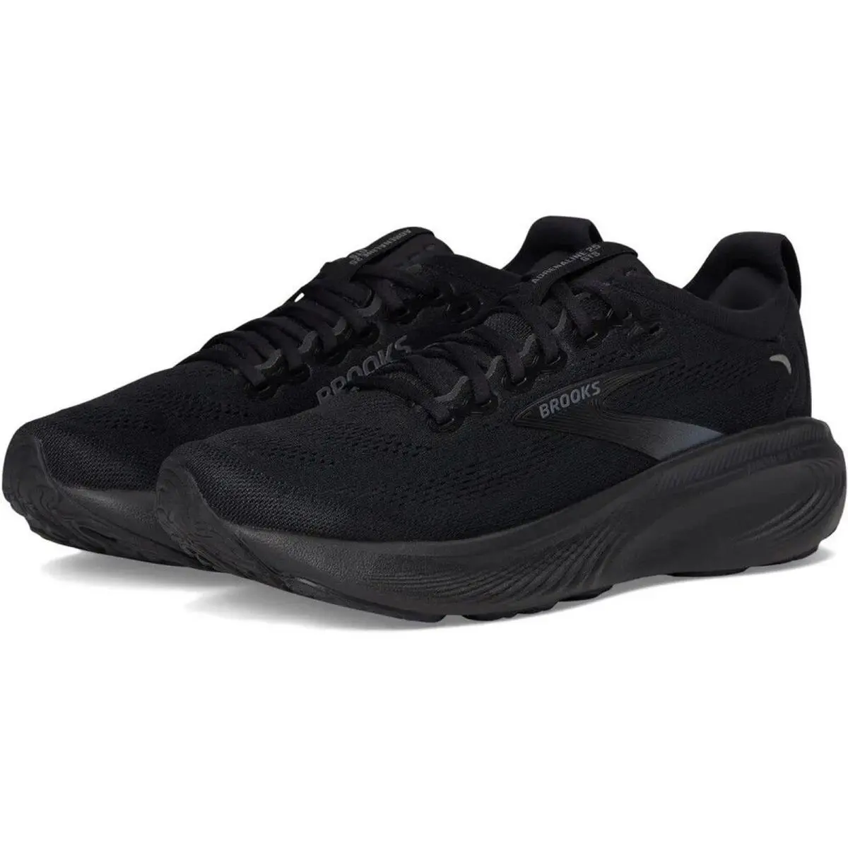 Brooks Adrenaline Gts 24 Men`s Running Athletic Sneakers Black sz 8.5