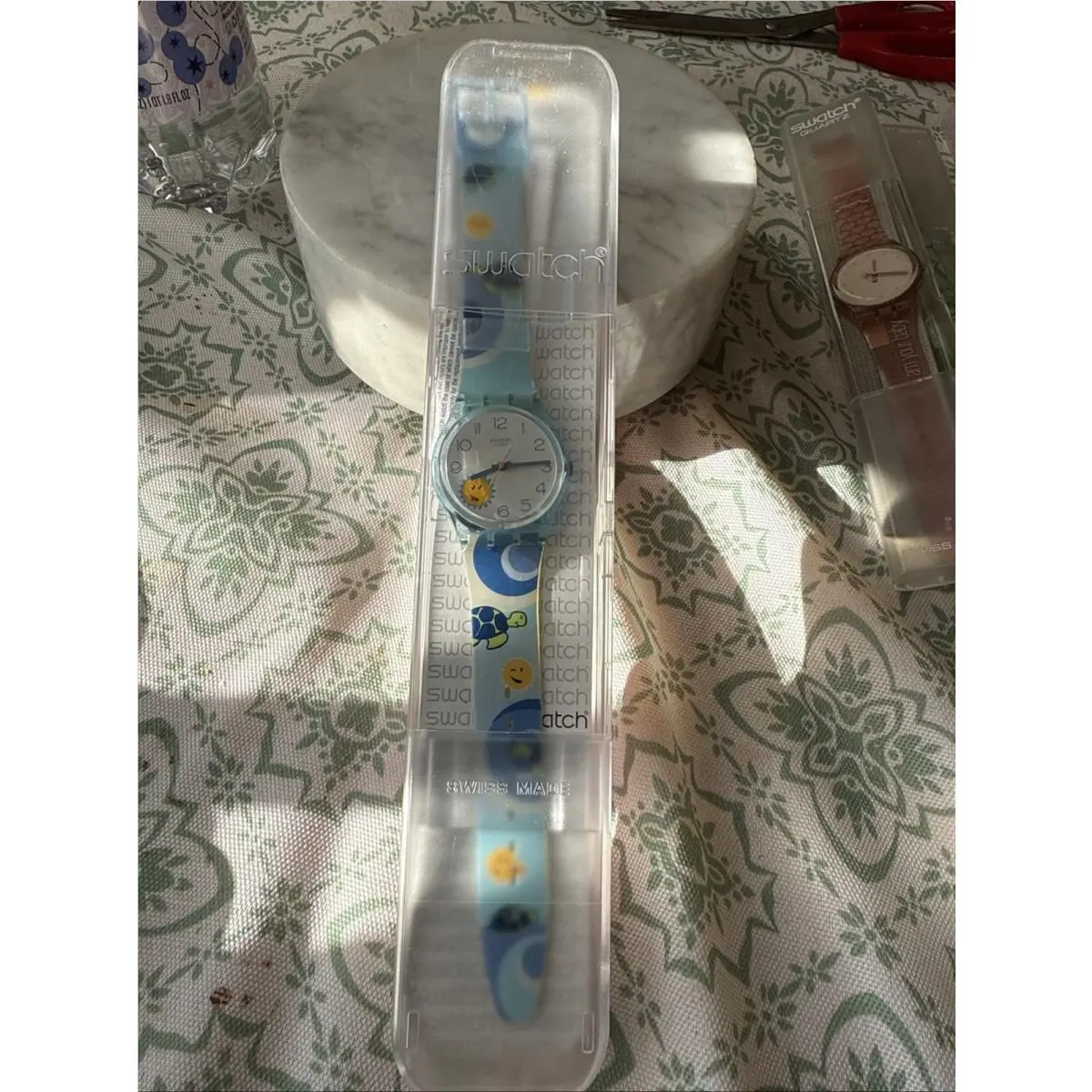 Vintage Swatch Watch Paquita`s Day GV119 Watch Sun Turtles
