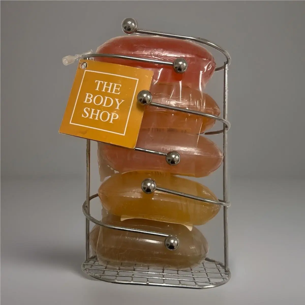 The Body Shop Vintage 90’s Bar Soap Gift Set of 5 Tower Peach Satsuma Marinis by THE BODY SHOP