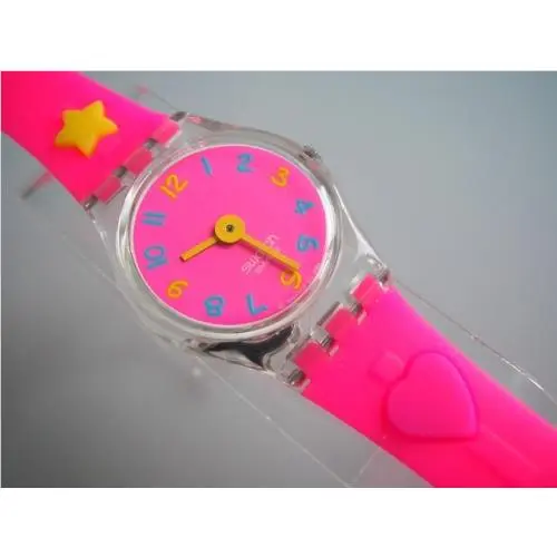 Candy Pleasure Adorable Pink Ladies/girls Swatch with Silicone Strap Nib-rare