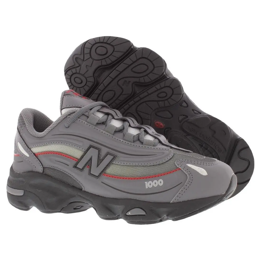 New Balance shoes - GC1000DB - GC1000DB - Grey/Red, Main: Grey 3