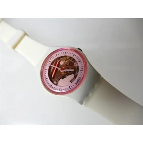 White Lady Ladies/girls See Thru Retro Red Coil Skeleton Swatch Mint-rare