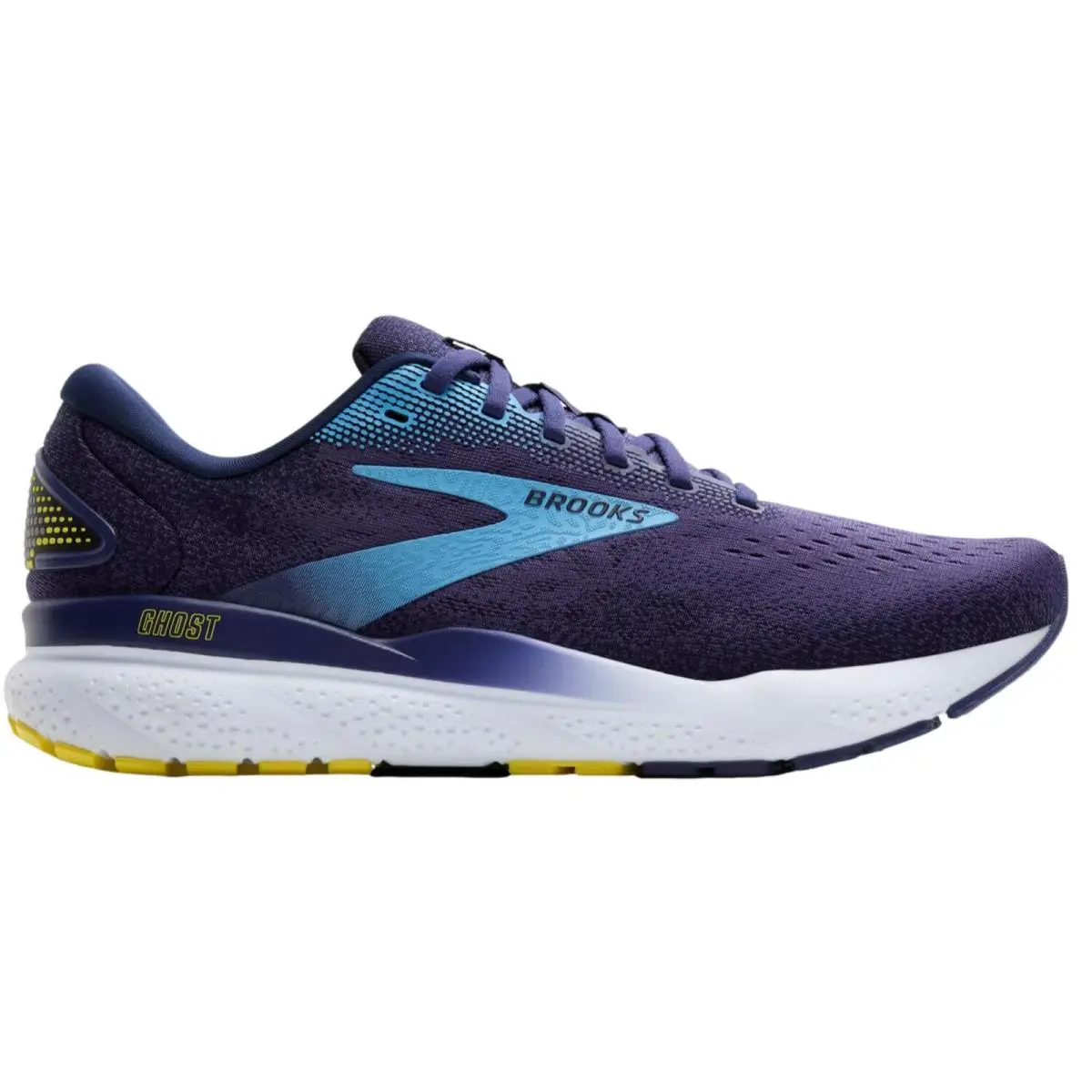 Brooks Ghost 16 Blue / Bonnie Blue / Yellow 110418 1D 438 Men`s Size 14 Medium