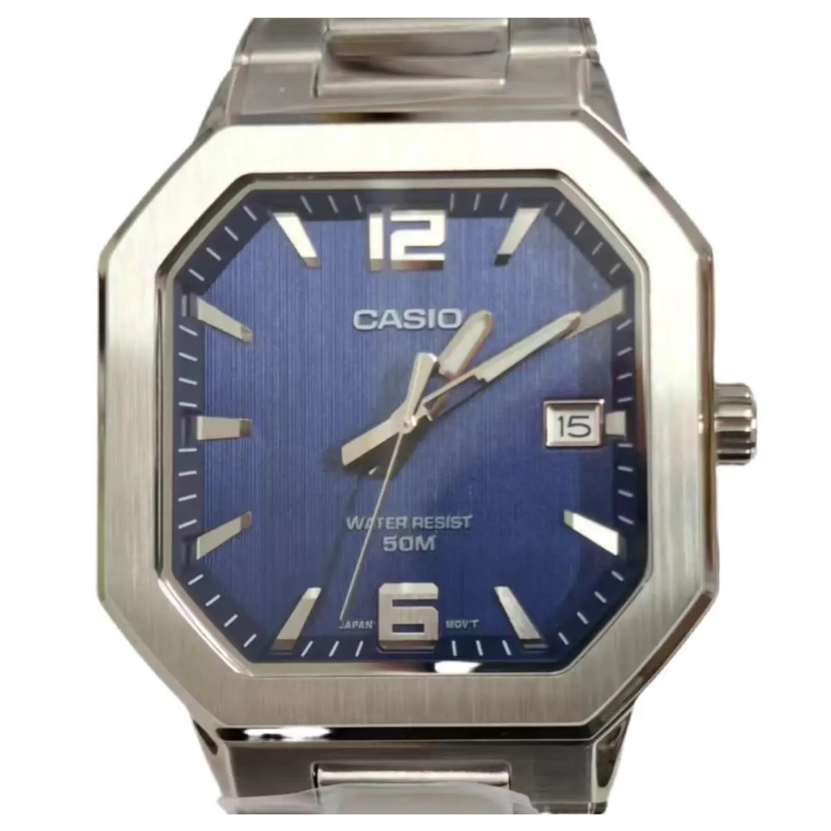 MTP‑B195 Series MTP-B195D-2AV Blue Dial Analog 38 mm Men’s Watch by Casio