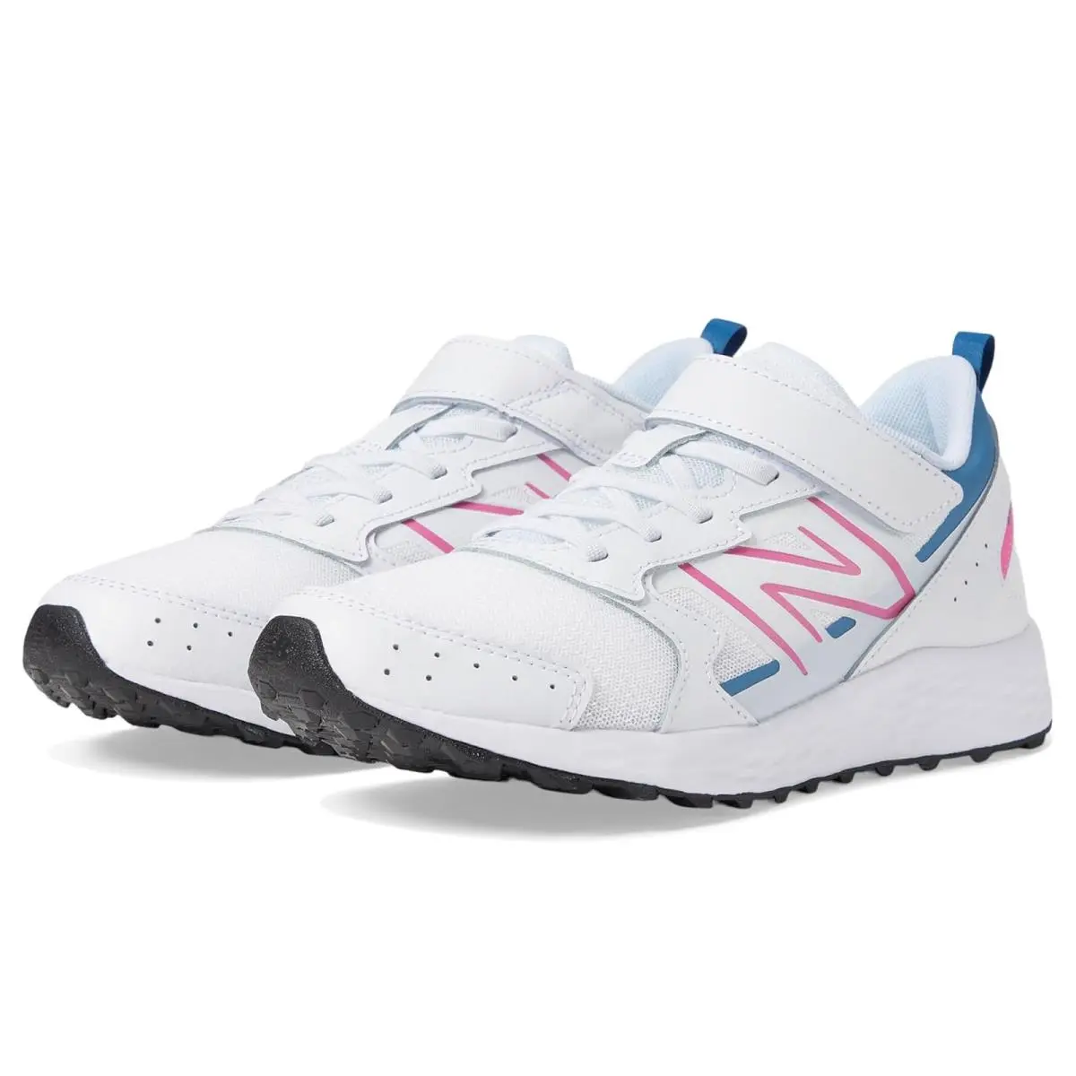 New Balance shoes - White/Real Pink 5