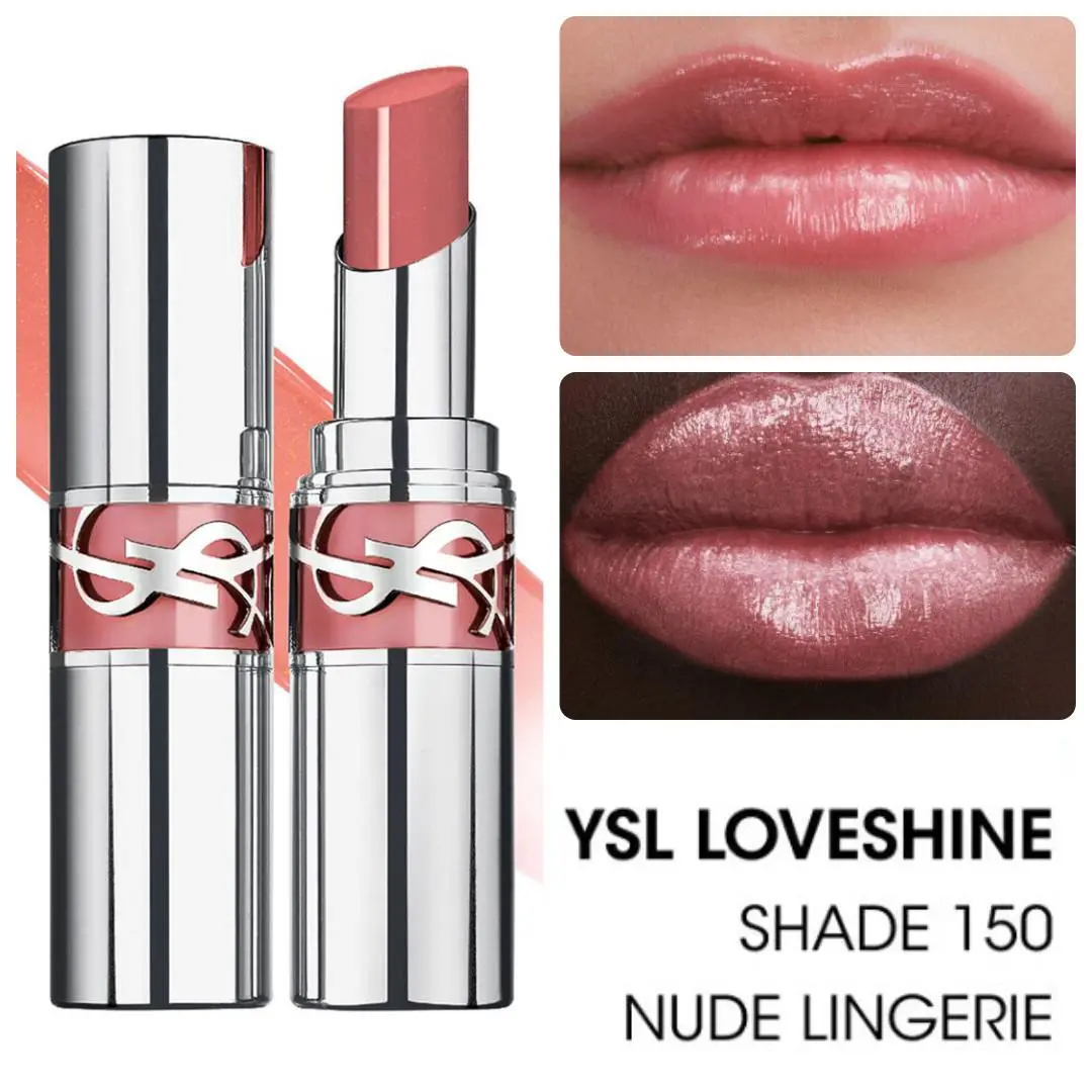 Ysl Loveshine High-shine Caring Lipstick 150 NUDE LINGERIE by Yves Saint Laurent
