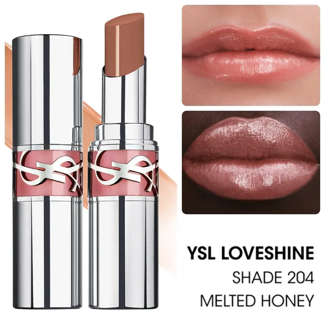 Ysl Loveshine High-shine Caring Lipstick 204 MELTED HONEY by Yves Saint Laurent
