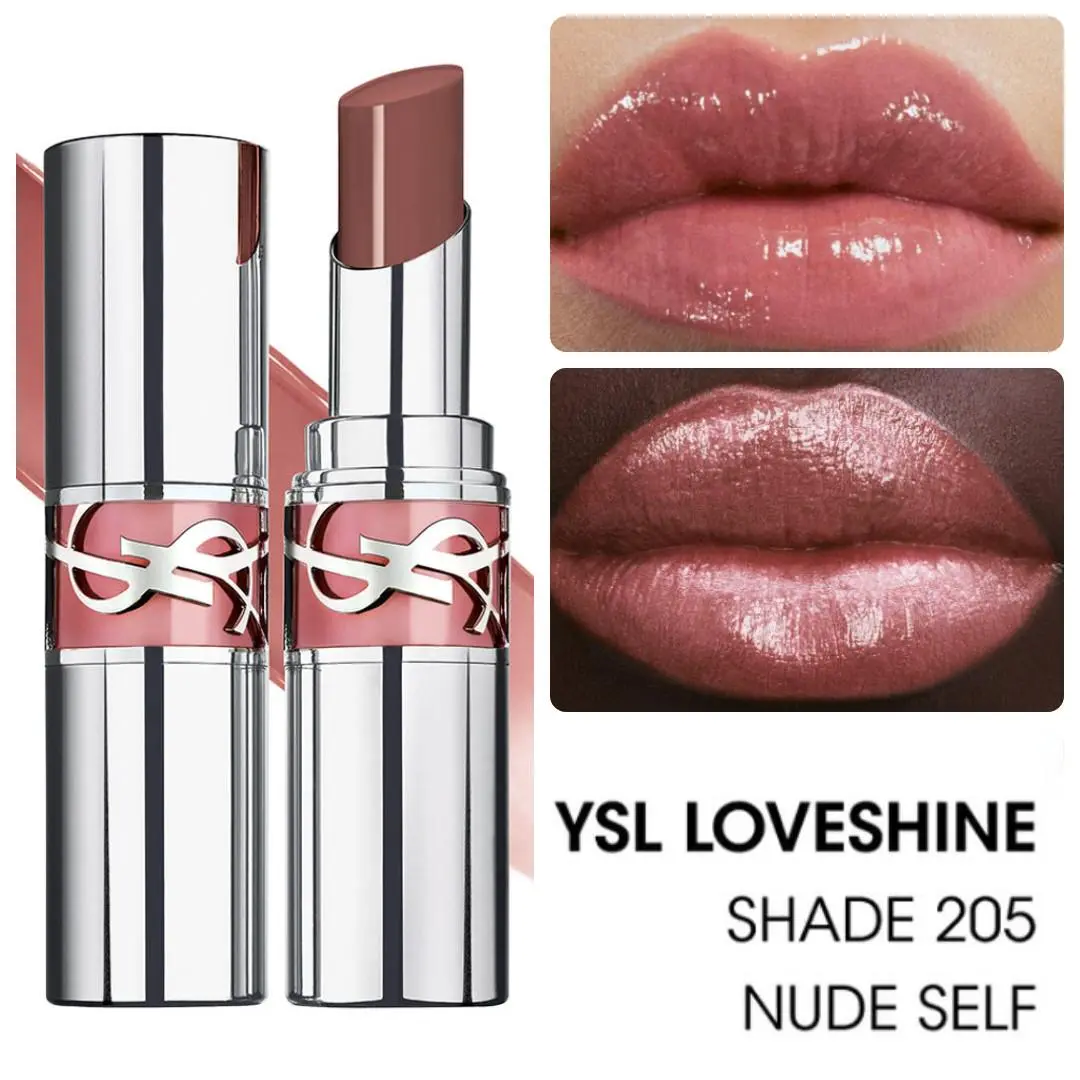 Ysl Loveshine High-shine Caring Lipstick 205 NUDE SELF by Yves Saint Laurent