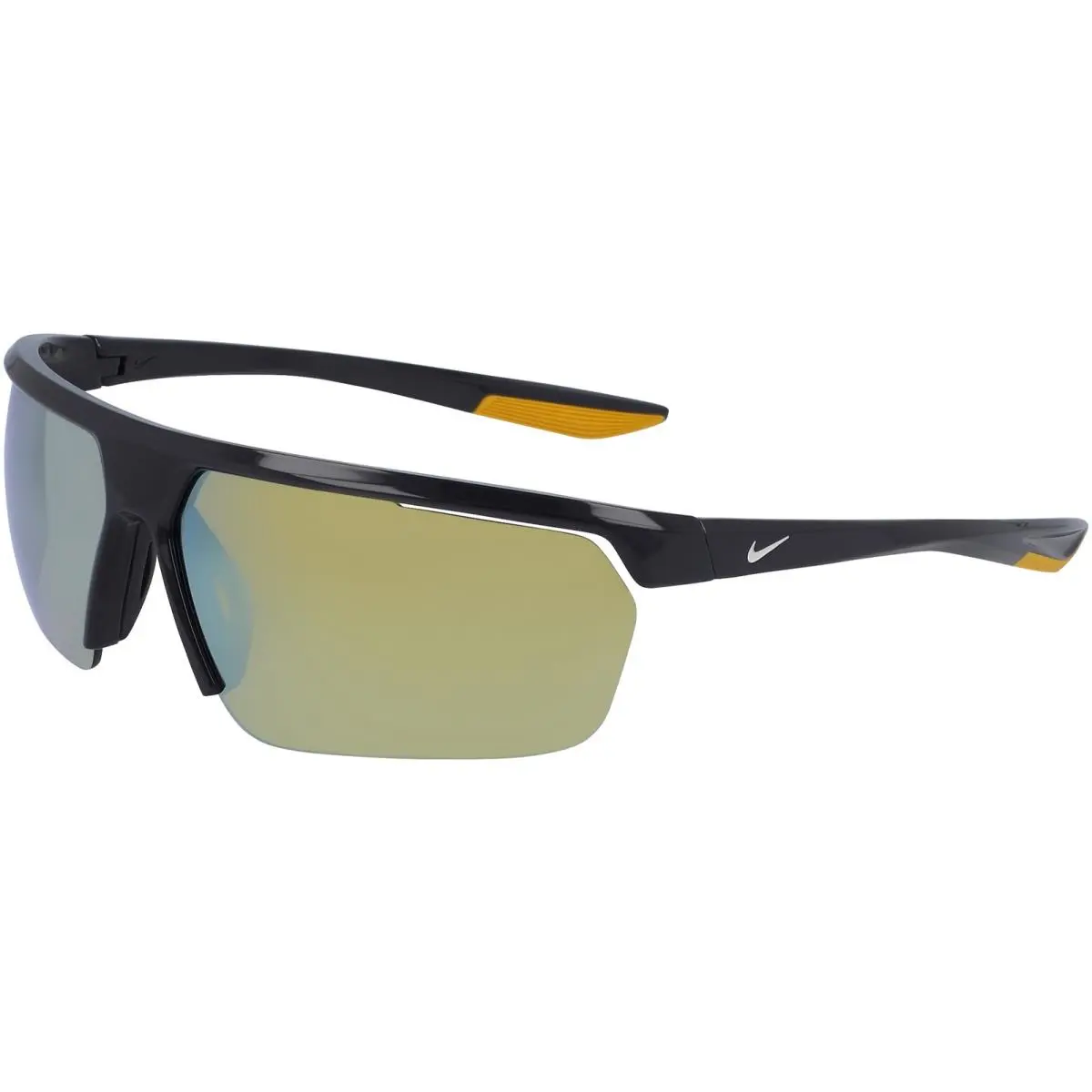 Gale Force Men`s Semi-rimless Sport Wrap Sunglasses w/ Mirror Lens NKCW4668 by Nike