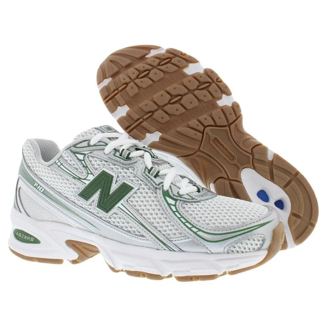 New Balance shoes - Grey/Green, Main: Grey 3