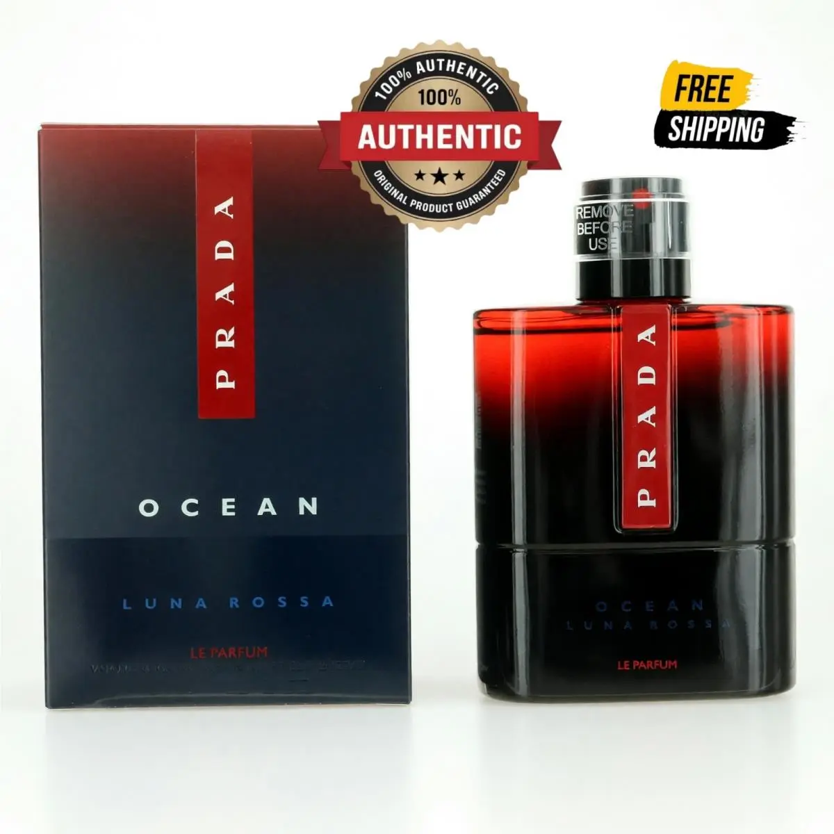 Prada Luna Rossa Ocean Le Parfum by Prada 3.3 oz Parfum Spray For Men