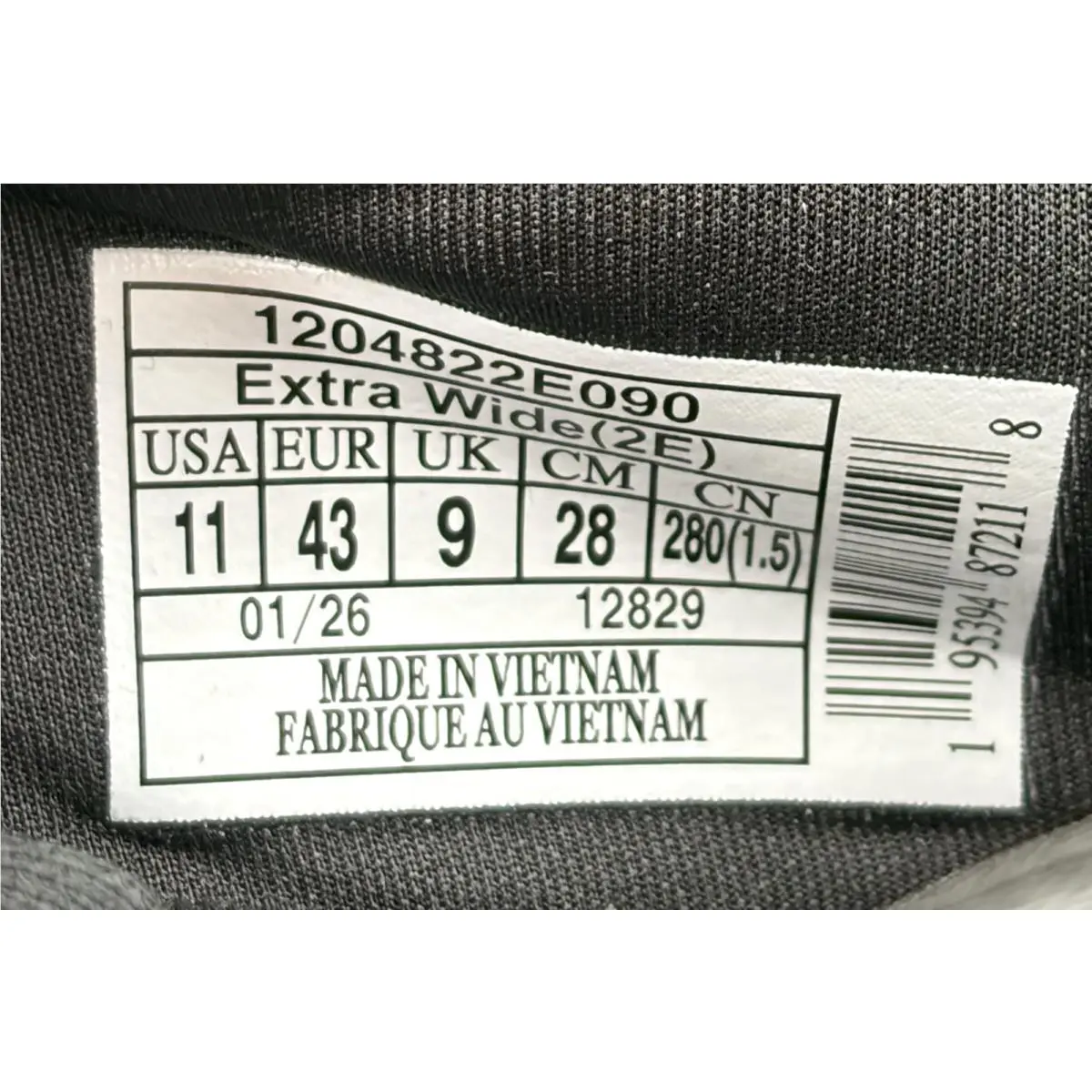 Brooks shoes - Brooks Ghost 18 - Ghost - 120482 2E 090 - Black/Grey/White (UPC: 195394872118) 7