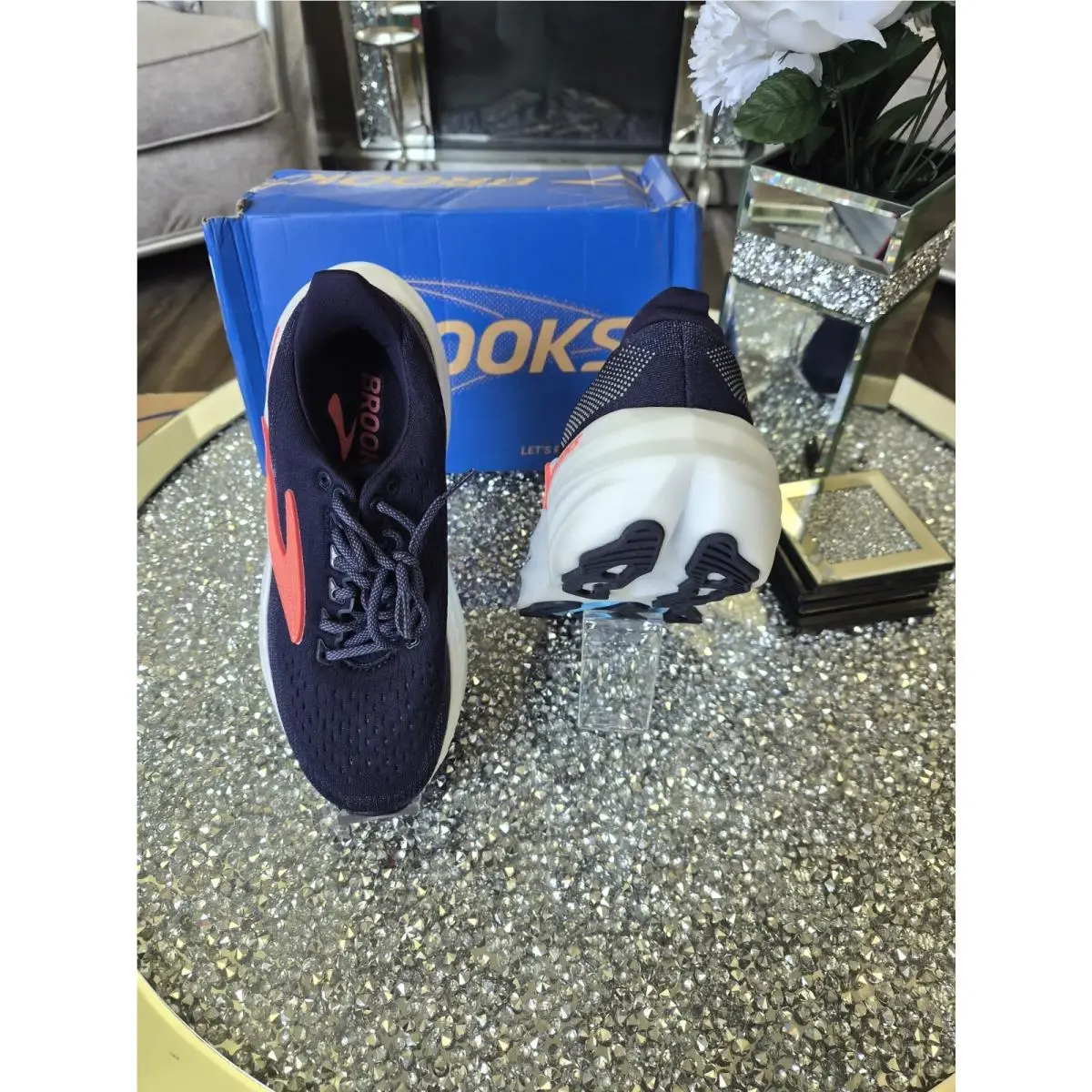 Brooks shoes - BROOKS GLYCERIN MAX - GLYCERIN MAX - 120436 1B 439 - BLUE RIBBON / CORAL 1