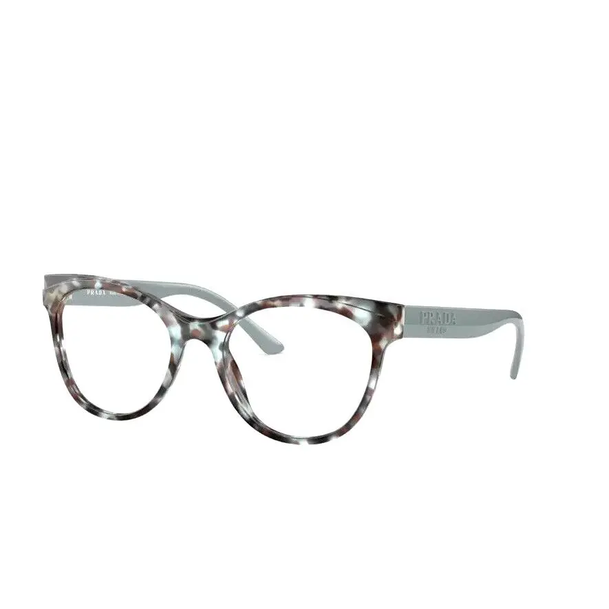 Prada PR05WV 05H1O1 53 Blue Brown Havana Women`s 53 mm Eyeglasses