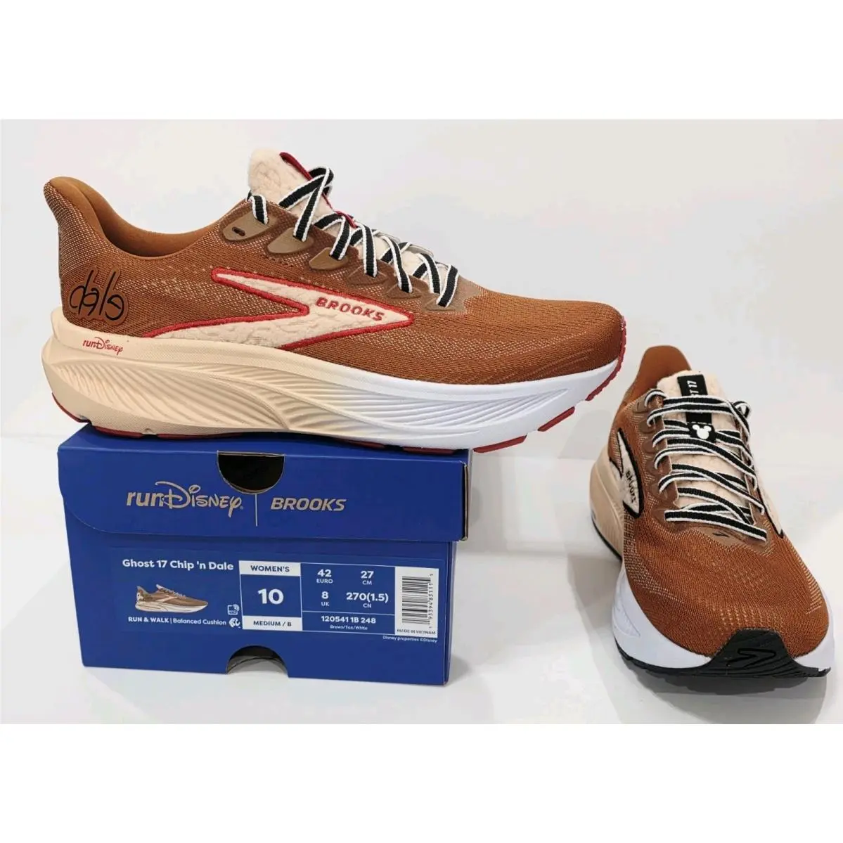 Brooks Ghost 17 Chip `N Dale Rundisney 2026 Limited Expo Womens 10 Medium B