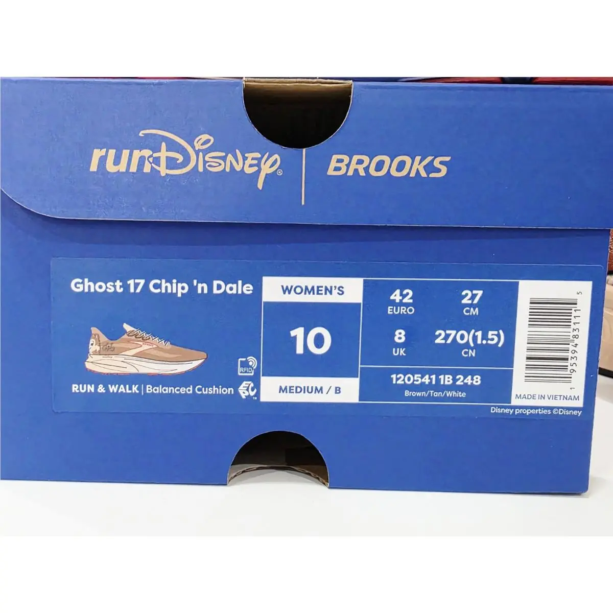 Brooks shoes - Brooks Ghost 17 - Ghost - Brown/Tan/White (UPC: 195394831115) 0