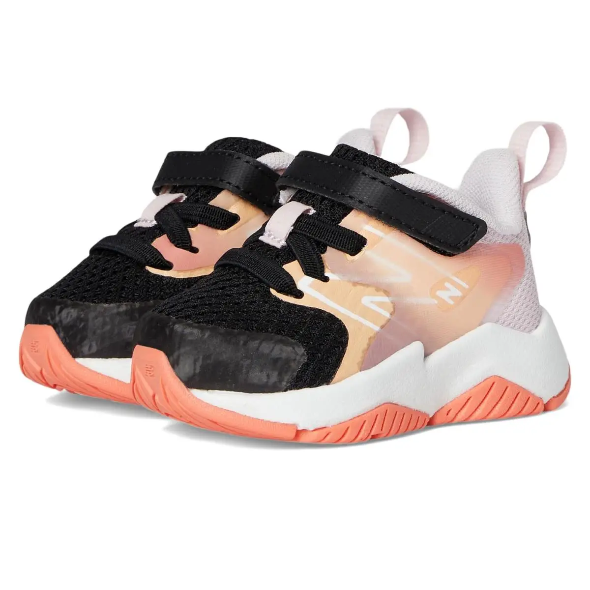 New Balance shoes - Black/Flare/Rose Sugar 6