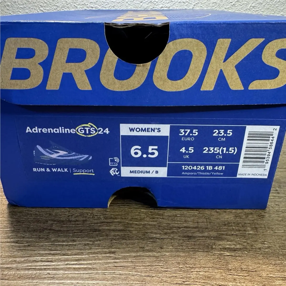 Brooks shoes - Adrenaline GTS 24 - Adrenaline GTS - 1204261B481 - Amparo/Thistle/Yellow 0
