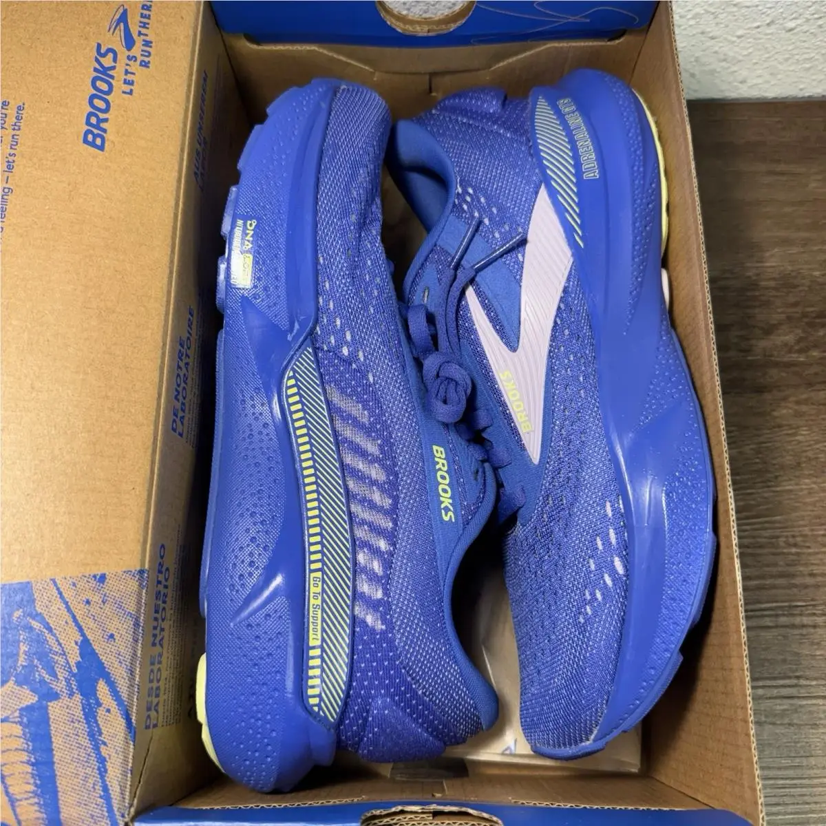 Brooks shoes - Adrenaline GTS 24 - Adrenaline GTS - 1204261B481 - Amparo/Thistle/Yellow 1