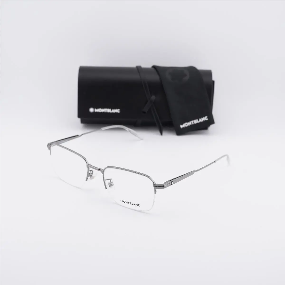 Montblanc MB0220OA 003 Grey 54mm Eyeglasses
