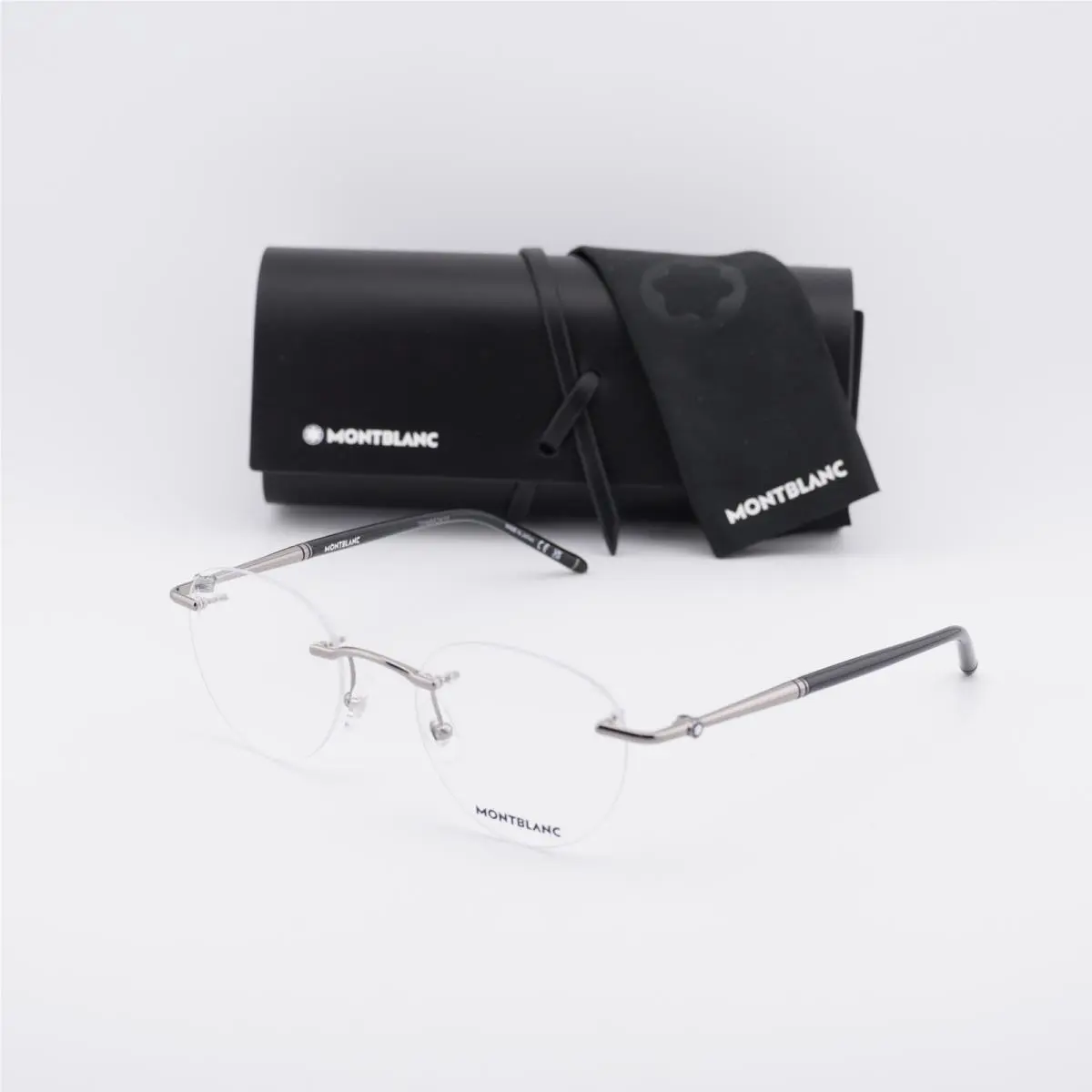 Montblanc MB0244 001 Grey 51mm Eyeglasses